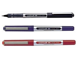 Ручка Uni UB-150 Eye micro, 0,5 мм, красная цена и информация | Письменные принадлежности | 220.lv