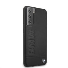 BMHCS21MSLBLBK BMW Big Logo Silicone Cover for Samsung Galaxy S21+ Black цена и информация | Чехлы для телефонов | 220.lv