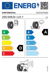 Continental SportContact 6 MO1 295/40R20 110Y цена и информация | Летняя резина | 220.lv