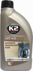 K2 ATF III D ātrumkārbas eļļa, 1 L cena un informācija | Eļļas citām autodaļām | 220.lv