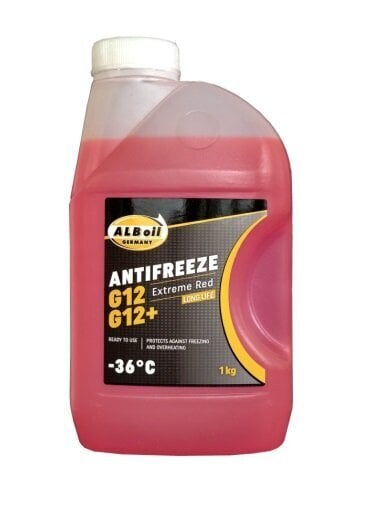 Antifrīzs ALB Extreme Red G12/G12+ -36, 1 kg цена и информация | Vējstiklu un dzesēšanas šķidrumi | 220.lv