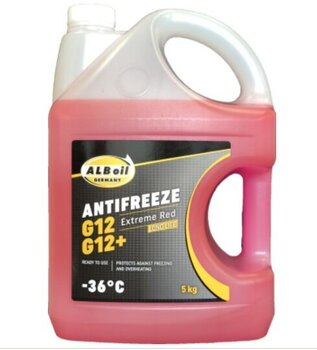 Антифриз ALB Extreme Red G12/G12+ -36.5 кг цена и информация | Очищающие и охлаждающие жидкости | 220.lv