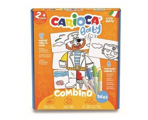 Radošais komplekts CARIOCA Baby krāsojama puzle Pirāti цена и информация | Развивающие игрушки | 220.lv