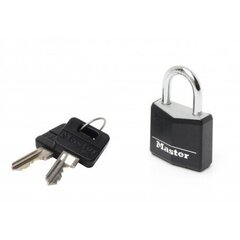 Замок навесной 30мм Masterlock 9130EURDBLK цена и информация | Дверные замки | 220.lv