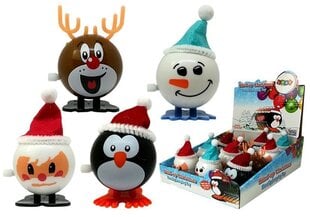 Pieskrūvējamu Ziemassvētku rotaļlietu komplekts, 12 gab. cena un informācija | Attīstošās rotaļlietas | 220.lv