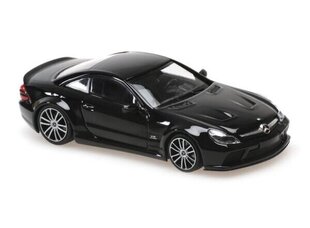 MERCEDES-BENZ SL65 AMG BLACK SERIES (R230) – 2009 – BLACK Maxichamps 1:43 cena un informācija | Kolekcionējamie modeļi | 220.lv