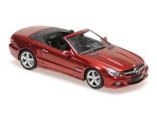 MERCEDES-BENZ SL-CLASS R230 – 2008 – RED METALLIC Maxichamps 1:43 цена и информация | Коллекционные модели автомобилей | 220.lv