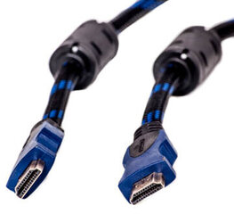 Kabelis HDMI - HDMI, 3m, 1.4 ver., Nylon cena un informācija | Extra Digital Televizori un piederumi | 220.lv