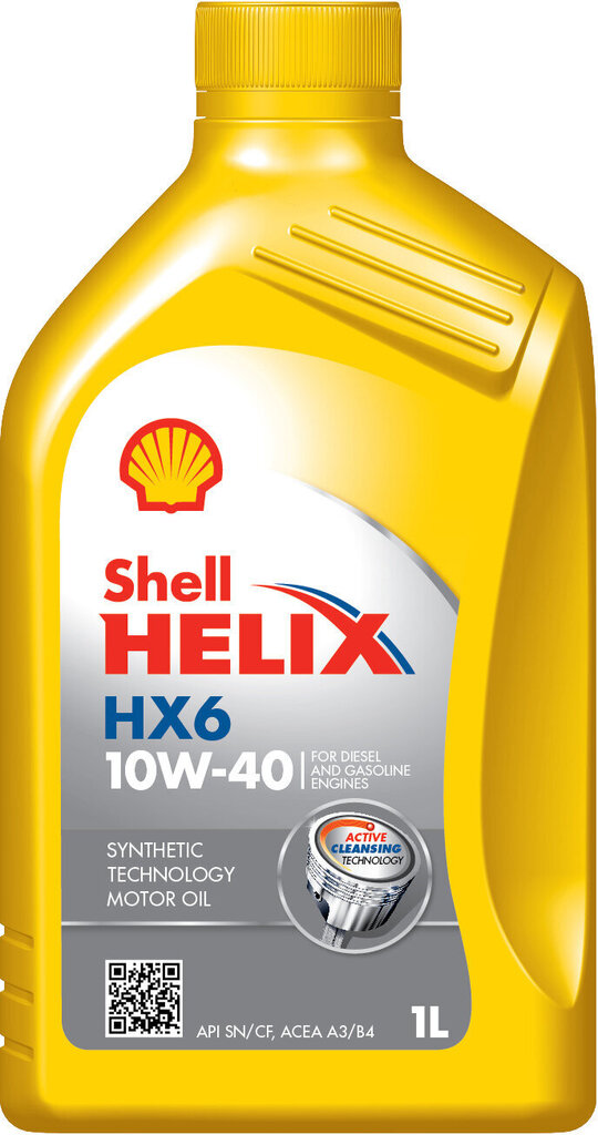 Shell Helix HX6 10W-40 motoreļļa, 1L cena un informācija | Motoreļļas | 220.lv