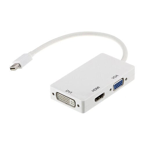 Adapteris mini DisplayPort uz HDMI, DVI, VGA cena un informācija | Adapteri un USB centrmezgli | 220.lv