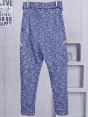 Синие спортивные штаны для девочки с поясом цена и информация | Штаны для девочки ABN-2959/KOR/086 | 220.lv