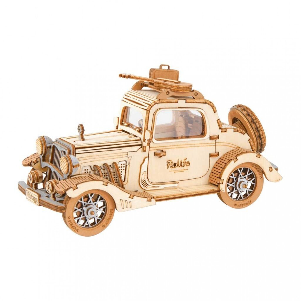 Konstruktors Robotime Vintage Car cena un informācija | Konstruktori | 220.lv