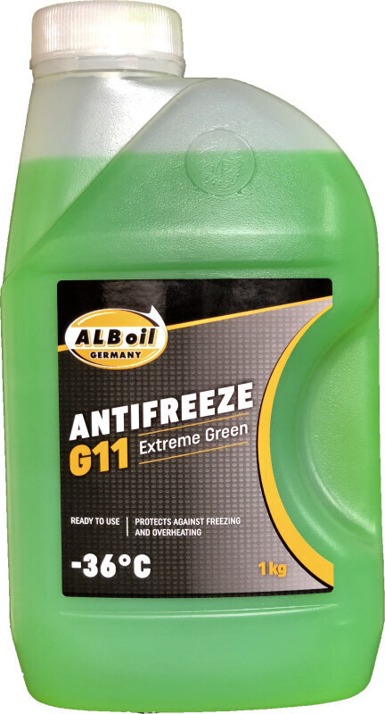 Antifrīzs ALB Extreme G11 Green -36, 1 kg cena un informācija | Vējstiklu un dzesēšanas šķidrumi | 220.lv