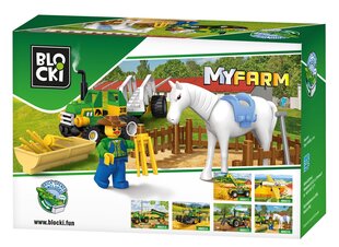 Konstruktors Blocki MyFarm Mazais traktors, KB0318, 43gab. cena un informācija | Konstruktori | 220.lv