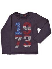 Детская хлопковая блуза "Графит" с принтом. цена и информация | Рубашки для мальчиков | 220.lv