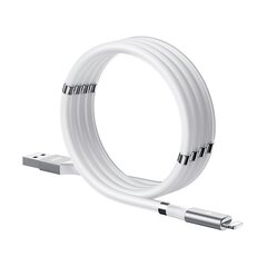 Кабель Remax self-organizing magnetic, USB - Lightning cable, 1 м, белый цена и информация | Кабели для телефонов | 220.lv