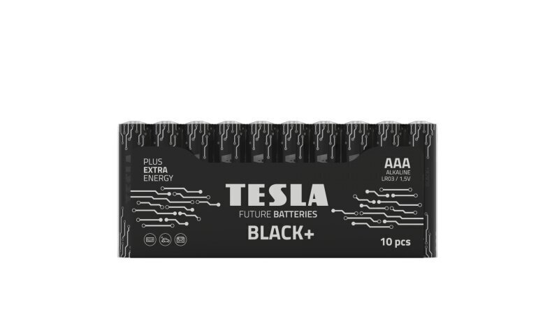 Baterija Tesla AAA Black + R03, 10 gab. cena un informācija | Baterijas | 220.lv