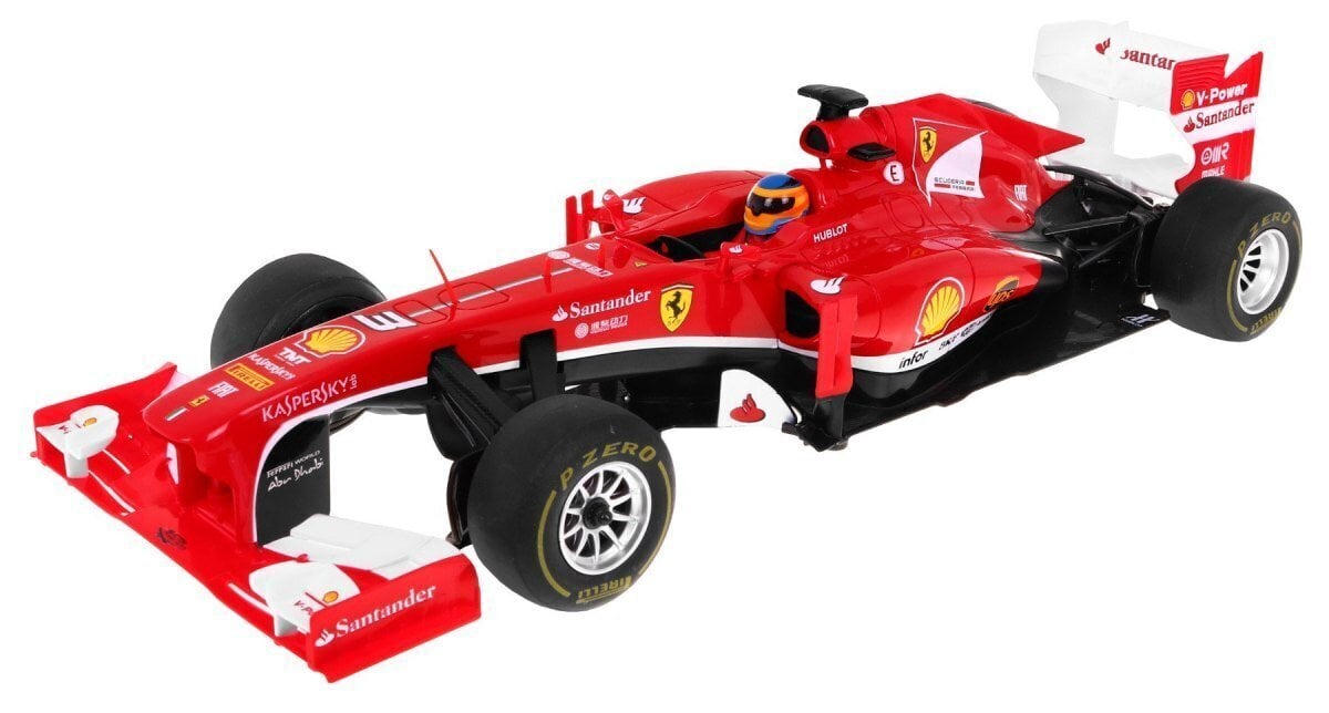 Sacīkšu automašīna ar tālvadības pulti Ferrari F1, 1:18 cena un informācija | Rotaļlietas zēniem | 220.lv
