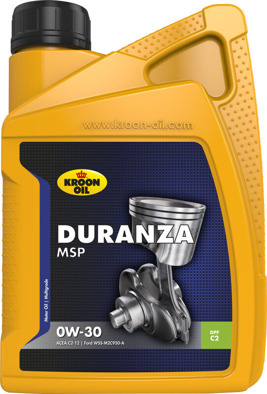 Kroon-Oil Duranza MSP 0W-30 eļļa, 5 L цена и информация | Motoreļļas | 220.lv