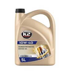 K2 Semisynthetic 10W-40 универсальное масло полусинтетическое, 5 л цена и информация | Моторное масло | 220.lv