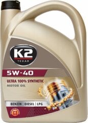 K2 Ultra 5W-40 sintētiskā eļļa, 5 L cena un informācija | K2 Auto preces | 220.lv