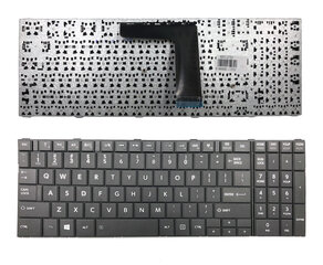 Tastatūra Toshiba: Satellite C50-B, C50D-B, C55-B, C55D-B, C50A-B cena un informācija | Komponentu piederumi | 220.lv