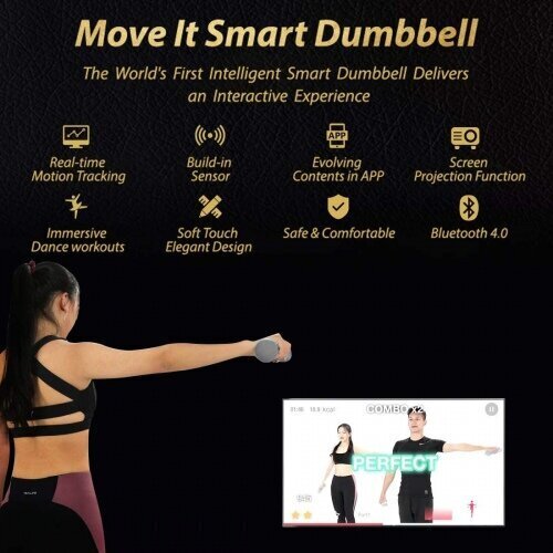 Xiaomi Move It Smart Fitness hanteles цена и информация | Svari, hanteles, stieņi | 220.lv