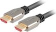 Kabelis Lanberg CA-HDMI-30CU-0010-BK cena un informācija | Kabeļi un vadi | 220.lv