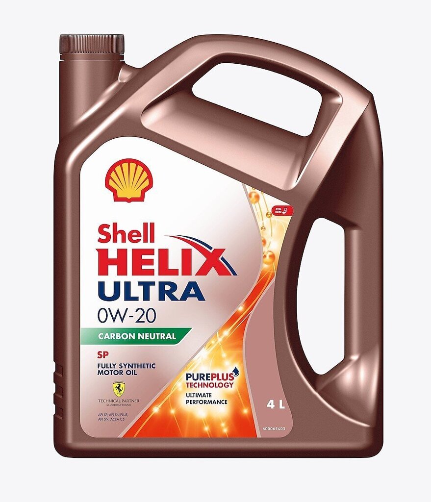 Shell Hellix ULTRA SP 0W-20 motoreļļa, 5L cena un informācija | Motoreļļas | 220.lv