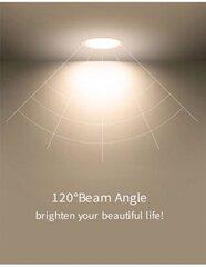 Лампа Build-in LED, 18W, 205 мм цена и информация | Настенный/подвесной светильник Eye Spot 11 BL, чёрный | 220.lv