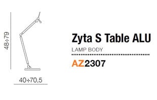 Рама настольного светильника Azzardo Zyta AZ2307 цена и информация | Настольные лампы | 220.lv