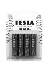 <p>Батарейки Tesla AA Black + LR06, 4 шт.</p>
 цена и информация | Батарейки | 220.lv