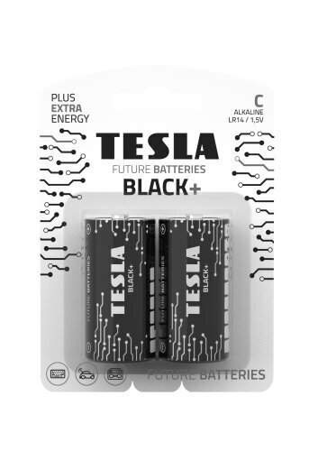 Baterija Tesla C Black + LR14, 2 gab. цена и информация | Baterijas | 220.lv