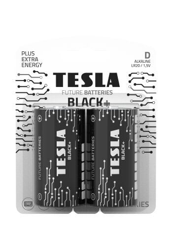 Baterija Tesla D Black + LR20, 2 gab. cena un informācija | Baterijas | 220.lv