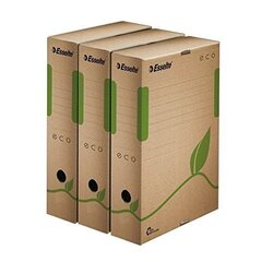 Arhīva kaste Esselte Eco, 80x327x233 mm, brūna, video draudzīga, 0830-211 cena un informācija | Kancelejas preces | 220.lv