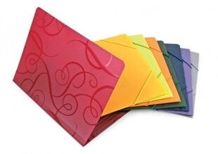 Папка с резинками Forpus Barocco, A4, пластик, красный цвет, 0816-032 цена и информация | Канцелярия | 220.lv