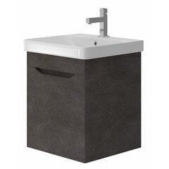 Шкафчик для ванной комнаты с раковиной Livorno LVR-50, коричневый цена и информация | Шкафчики для ванной | 220.lv