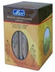 Cukura paciņas ALVAS, brūnais cukurs, 250 g, 50 gab. х 5 g 2203-007 цена и информация | Кулинарные добавки | 220.lv