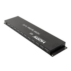 Разветвитель HDMI 1x10, 3D, 4K цена и информация | Кабели и провода | 220.lv