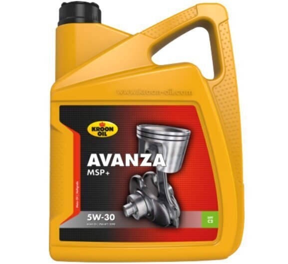 Kroon-Oil Avanza MSP + 5W-30 sintētiskā eļļa, 5 L cena un informācija | Motoreļļas | 220.lv