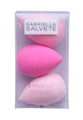 Губка для макияжа Gabriella Salvete, 3 шт. цена и информация | Кисти для макияжа, спонжи | 220.lv