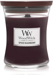 WoodWick ароматическая свеча Spiced Blackberry, 275 г цена и информация | Подсвечники, свечи | 220.lv
