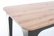 Pusdienu galds Bond Artisan Oak, antracīta krāsa, 120 cm cena un informācija | Virtuves galdi, ēdamgaldi | 220.lv