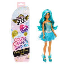 Dream Ella Color Change Surprise Fairies - DreamElla - Teal 29 cm Fashion Doll cena un informācija | Rotaļlietas meitenēm | 220.lv