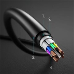 Choetech USB Type C - USB Type C, 3 m cena un informācija | Savienotājkabeļi | 220.lv