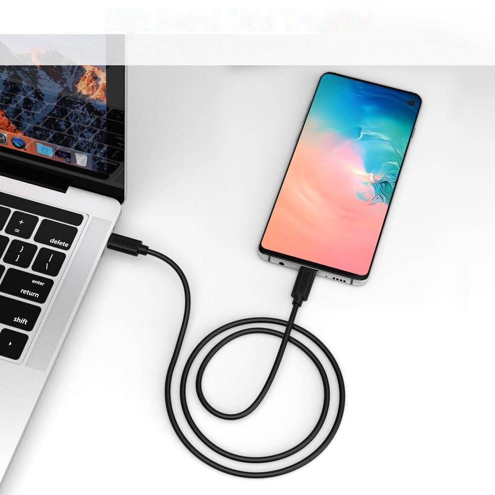 Choetech USB Type C - USB Type C, 3 m cena un informācija | Savienotājkabeļi | 220.lv