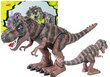 Ar baterijām darbināms dinozaurs Tyrannosaurus Rex brūns cena un informācija | Rotaļlietas zēniem | 220.lv