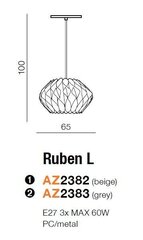 Azzardo piekarams gaismeklis Ruben L AZ2382 цена и информация | Люстры | 220.lv