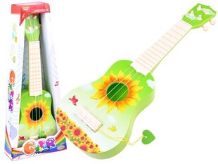Bērnu ģitāra mazuļiem Happy Day, zaļa cena un informācija | Zinātniskās un attīstošās spēles, komplekti radošiem darbiem | 220.lv