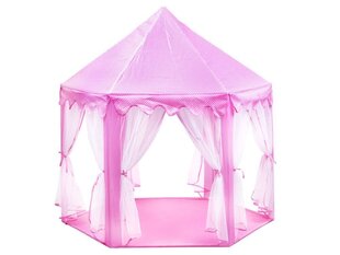 Bērnu telts – pils, rozā cena un informācija | Rotaļlietas meitenēm | 220.lv